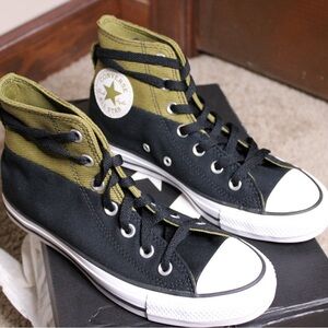 Converse Chuck Taylor Hi Sneakers Black Cosmic Turtle  Size 5 Men